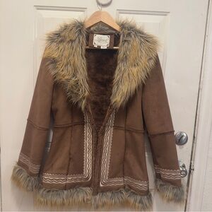 Vintage Brown Afghan Jacket